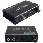 Convertisseur audio usb dac toslink coaxial cinch amplificateur aux rglage des basses