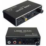 Convertisseur audio usb dac toslink coaxial cinch amplificateur aux r�glage des basses