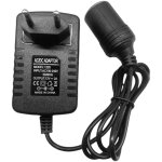 Convertisseur ca / cc 220 v vers 12 v 2 a 24 w, adaptateur d?alimentation avec prise allume - cigare, ...