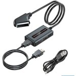 Convertisseur p�ritel vers hdmi, adaptateur hdmi scar - t avec c�bles hdmi et s - cart, convertisseur ...
