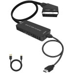Convertisseur p�ritel vers hdmi, c�ble p�ritel vers hdmi avec commutateur 720p / 1080p, adaptateur p�ritel ...