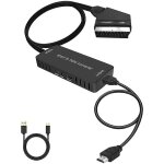 Convertisseur p�ritel vers hdmi, c�ble p�ritel vers hdmi avec commutateur 720p / 1080p, adaptateur p�ritel ...