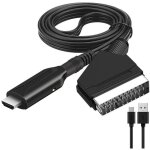 Convertisseur pritel vers hdmi, pritel vers hdmi avec cble hdmi, pour tlviseur full hd 720p / 1080p ...