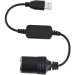 Convertisseur de prise allume - cigare usb a mle vers 12 v