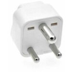 Convertisseur de prise de commutateur sud - africain adaptateur de prise de type m safe ground petite ...