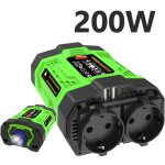 Convertisseur de puissance pour voiture 200 w adaptateur de voiture dc 12 v vers ac 220 v, convertisseur ...