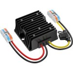 Convertisseur de tension dc 24v � 12v 10a 120w, transformateur abaisseur �tanche avec fusible et blocs ...