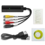 Convertisseur vhs vers num�rique convertisseur vid�o usb 2. 0 bo�te de capture audio vhs magn�toscope ...