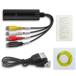 Convertisseur vhs vers num�rique convertisseur vid�o usb 2. 0 bo�te de capture audio vhs magn�toscope ...