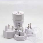 Convertisseur de voyage 3 en 1, adaptateur secteur universel, indispensable de voyage tout - en - un, ...