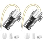 Lot de 2 allumeurs de four � gaz compatibles avec les mod�les wb13k21, ig9998, ap2020569 ps231280 wb13t10045, ...