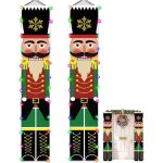 Lot de 2 bannière casse - noisette noël ( 30 x 180 cm), pour porte d'entrée bannière, porte de soldat ... Lot de 2 bannière casse - noisette noël ( 30 x 180 cm), pour porte d'entrée bannière, porte de soldat ...