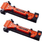 Lot de 2 coupe - ceintures et marteaux brise vitre d'urgence
