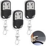 3 pcs telecommande universelle portail, 433, 92 mhz t�l�commande de portail moderne universelle t�l�commandes ...