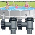 Accessoires de piscine, valve  piston de remplacement vanne d'arrt de piscine pompe de filtration de ...
