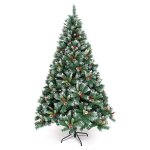 Arbre de noël artificiel de 5 pieds, arbre de noël en épicéa à charnière non éclairé avec 450 branches ... Arbre de noël artificiel de 5 pieds, arbre de noël en épicéa à charnière non éclairé avec 450 branches ...