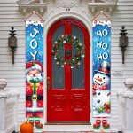 Bannire de nol avec couplets de nol, dcorations exquises  suspendre pour l'intrieur et l'extrieur, ...