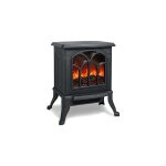 Chemine lectrique avec chauffage et feu de bois chemine lectrique led effet flamme pole  conomie ...