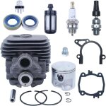 Cylindre piston pour trononneuse stihl ts410 ts420, cylindre avec joint de piston bougie filtre  carburant ...