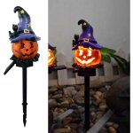 Décorations d'halloween en plein air, lumières solaires à led sur piquet en forme de citrouille d'halloween, ... Décorations d'halloween en plein air, lumières solaires à led sur piquet en forme de citrouille d'halloween, ...
