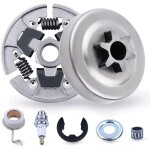 Ensemble de 7 pi�ces de rechange pour tron�onneuse : tambour d'embrayage et pignon (017, 018, 021, 023) ...