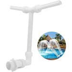 Fontaine � eau � double jet, fontaine � arrosage r�glable, compatible avec les accessoires � filetage ...