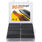 Coocheer ? gaine thermor�tractable extra longue 90 mm ? taux de r�traction 4:1 ? mat�riau haute qualit� ...