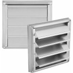 Grilles d'aration - grilles de ventilation extrieures carres en acier inoxydable avec lamelles amovibles ...