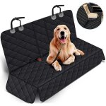 Housse de si�ge auto pour chien, housse de protection imperm�able � 4 couches pour si�ge arri�re avec ...