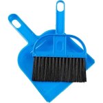 Mini pelle � poussi�re et balai en plastique portable (bleu) pour le bureau, la maison, la cuisine, le ...