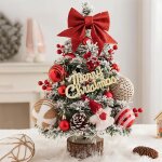 Mini sapin de noel artificiel 45cm, petit arbre de noël avec des lumières led, sapin de noel miniature, ... Mini sapin de noel artificiel 45cm, petit arbre de noël avec des lumières led, sapin de noel miniature, ...