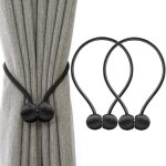 Pinces  cravate pour rideaux vs attaches magntiques fortes pour rideaux dcoratifs de maison et de ...