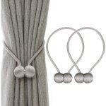 Pinces  cravate pour rideaux vs attaches magntiques fortes pour rideaux dcoratifs de maison et de ...