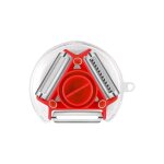 Plucheur rotatif 3 en 1, plucheur de pommes de terre multifonctionnel en acier inoxydable, rpe, hachoir, ...