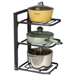 Coocheer - le support de rangement pour casseroles à 3 niveaux sous l'évier peut stocker des casseroles ... Coocheer - le support de rangement pour casseroles à 3 niveaux sous l'évier peut stocker des casseroles ...