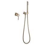 Coocheer - syst�me de douche encastr� en or, ensemble de douche � main mural avec pomme de douche et ...