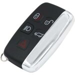 Coque de cl� � distance fob 5 boutons pour land rover range r0ver sport lr4 evoque c�t� avec mots