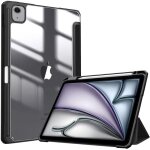 Coque rigide en cristal pour ipad air 13e gnration 6e gnration 2024 (noir)