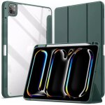 Coque rigide en cristal pour ipad pro 11 gen. 5 2024 (vert)