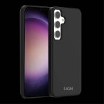 Coque en silicone liquide pour samsung galaxy s24 plus - noir