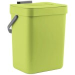 Corbeille  dchets alimentaires pour cuisine, poubelle murale, 3l / 0, 8 gal, vert