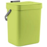 Corbeille � d�chets alimentaires pour cuisine, poubelle murale, 3l / 0, 8 gal, vert