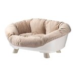 Ferplast - corbeille sofa throne 6 - avec coussin - blanc