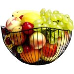 Corbeille à fruits avec forme de vague, panier à fruits en métal, modern bol à fruits décorative, snack ... Corbeille à fruits avec forme de vague, panier à fruits en métal, modern bol à fruits décorative, snack ...