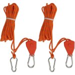 Corde de camping avec poulie, 2 pièces, corde de tente, 16, 4 pieds, bande réfléchissante réglable orange, ... Corde de camping avec poulie, 2 pièces, corde de tente, 16, 4 pieds, bande réfléchissante réglable orange, ...