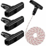 Corde démarrage, 10m cordon traction, 3 pièces poignée lanceur corde, poignée de démarrage À traction, ... Corde démarrage, 10m cordon traction, 3 pièces poignée lanceur corde, poignée de démarrage À traction, ...