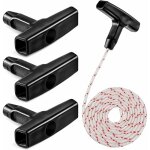 Corde démarrage, 10m cordon traction, 3 pièces poignée lanceur corde, poignée de démarrage À traction, ... Corde démarrage, 10m cordon traction, 3 pièces poignée lanceur corde, poignée de démarrage À traction, ...