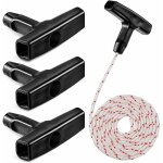Corde démarrage, 10m cordon traction, 3 pièces poignée lanceur corde, poignée de démarrage À traction, ... Corde démarrage, 10m cordon traction, 3 pièces poignée lanceur corde, poignée de démarrage À traction, ...
