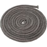 Corde � feu pour po�le � bois, kit de corde noire 8 mm x 3 m, 12 mm x 2 m, bande d'�tanch�it� autocollante ...
