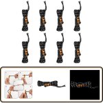 Cordes de haubanage avec clés réfléchissantes 8 pcs 4 m 4 mm - corde de tente - corde de haubanage - ... Cordes de haubanage avec clés réfléchissantes 8 pcs 4 m 4 mm - corde de tente - corde de haubanage - ...